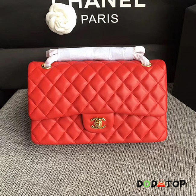 Fancybags Fashion Classic Chanel Lambskin Flap Shoulder Bag Red A01112 VS00699 - 1