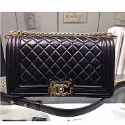 Fancybags Fashion Chanel Black Quilted Lambskin Medium Boy Bag Gold Hardware A67086 VS05222 - 5