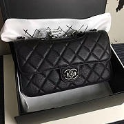 Fancybags Chanel Black Quilted Deerskin Perfect Edge Bag A14041 VS02205 - 1