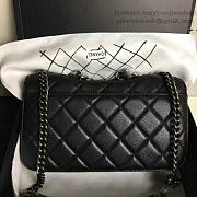 Fancybags Chanel Black Quilted Deerskin Perfect Edge Bag A14041 VS02205 - 2