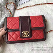 Fancybags Chanel Lambskin Small Chain Wallet Red A91365 VS01732 - 5