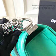Fancybags Chanel Multicolor Chevron Medium Boy Bag Green A67086 VS02100 - 5