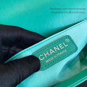 Fancybags Chanel Multicolor Chevron Medium Boy Bag Green A67086 VS02100 - 2