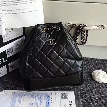 Fancybags Chanel Chanels Gabrielle Backpack Black A94485 VS00334