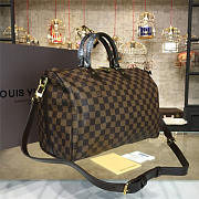 Louis vuitton original damier ebene speedy 35 N41366 - 3