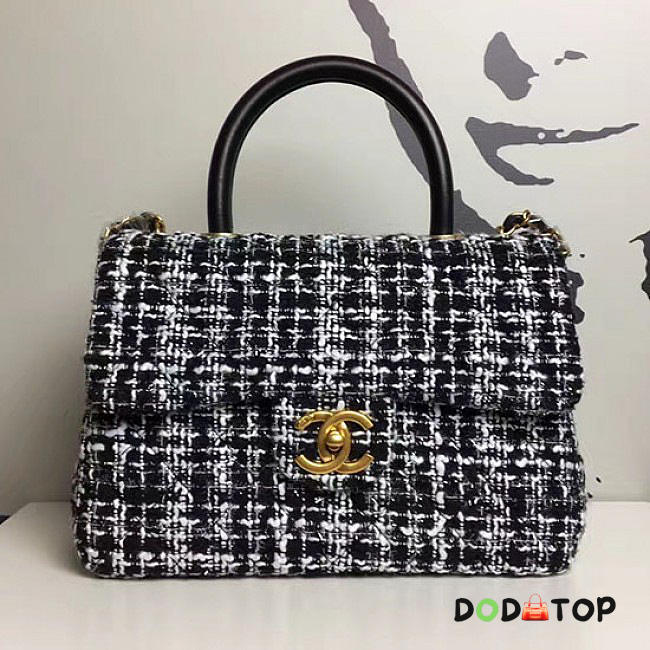Fancybags Designer Chanel Tweed Top Handle Bag A13042 VS00035 - 1