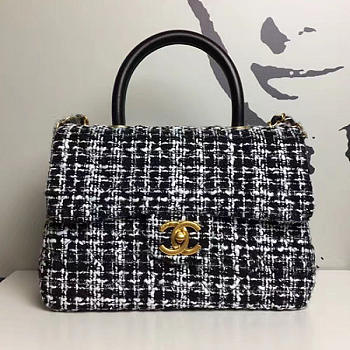 Fancybags Designer Chanel Tweed Top Handle Bag A13042 VS00035