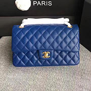 Fancybags Classic Chanel Lambskin Flap Shoulder Bag Blue A01112 VS05712 - 1