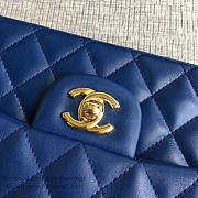 Fancybags Classic Chanel Lambskin Flap Shoulder Bag Blue A01112 VS05712 - 2