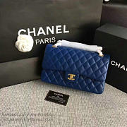 Fancybags Classic Chanel Lambskin Flap Shoulder Bag Blue A01112 VS05712 - 3