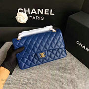 Fancybags Classic Chanel Lambskin Flap Shoulder Bag Blue A01112 VS05712 - 4