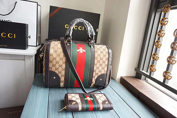 Fancybags Gucci gg supreme handle bag 2653