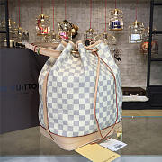 Fancybags Louis Vuitton Original Damier Azur Neonoe Bag M44022 White - 5