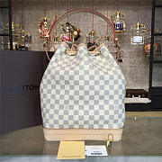 Fancybags Louis Vuitton Original Damier Azur Neonoe Bag M44022 White - 4