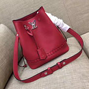 Fancybags Louis Vuitton LOCKME BUCKET RED - 2
