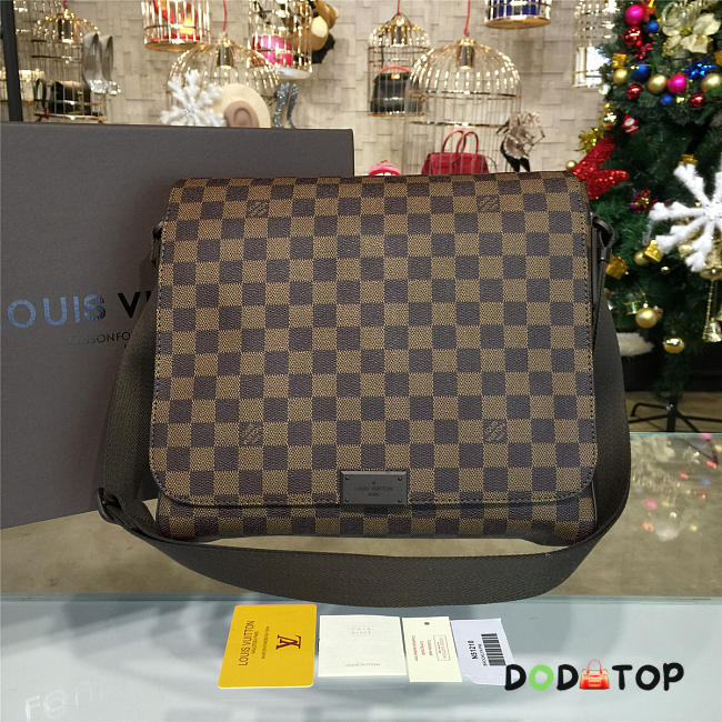 Fancybags  Louis vuitton original damier ebene district bag mm N41212 - 1