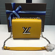 Fancybags louis vuitton top original epi leather twist mm yellow - 1
