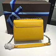 Fancybags louis vuitton top original epi leather twist mm yellow - 4
