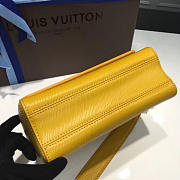 Fancybags louis vuitton top original epi leather twist mm yellow - 3