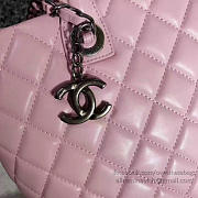 Fancybags Luxury Chanel Quilted Lambskin Shopping Tote Bag Pink 260301 VS02905 - 6