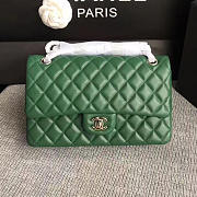 Fancybags Classic Chanel Lambskin Flap Shoulder Bag Green A01112 VS04940 - 1