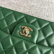 Fancybags Classic Chanel Lambskin Flap Shoulder Bag Green A01112 VS04940 - 2