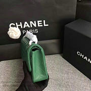 Fancybags Classic Chanel Lambskin Flap Shoulder Bag Green A01112 VS04940 - 3