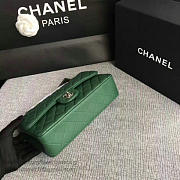 Fancybags Classic Chanel Lambskin Flap Shoulder Bag Green A01112 VS04940 - 4