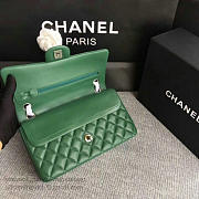 Fancybags Classic Chanel Lambskin Flap Shoulder Bag Green A01112 VS04940 - 5
