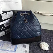Fancybags Chanel Chanels Gabrielle Backpack Blue and Black A94485 VS09477 - 1