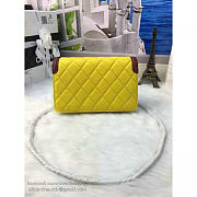 Fancybags Chanel Lambskin Mini Chain Purse Light Yellow A81023 VS09302 - 6