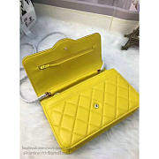 Fancybags Chanel Lambskin Mini Chain Purse Light Yellow A81023 VS09302 - 3