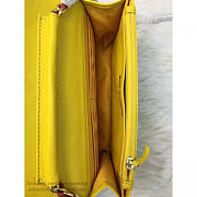 Fancybags Chanel Lambskin Mini Chain Purse Light Yellow A81023 VS09302 - 2
