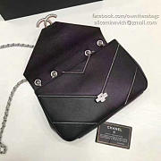 Fancybags Chanel Grained Calfskin Chevron Flap Bag Black A93774 VS05263 - 5