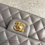 Fancybags Classic Chanel Lambskin Flap Shoulder Bag Grey A01112 VS00884 - 2