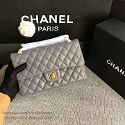 Fancybags Classic Chanel Lambskin Flap Shoulder Bag Grey A01112 VS00884 - 4