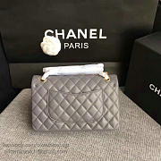 Fancybags Classic Chanel Lambskin Flap Shoulder Bag Grey A01112 VS00884 - 5