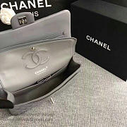 Fancybags Classic Chanel Lambskin Flap Shoulder Bag Grey A01112 VS00884 - 6
