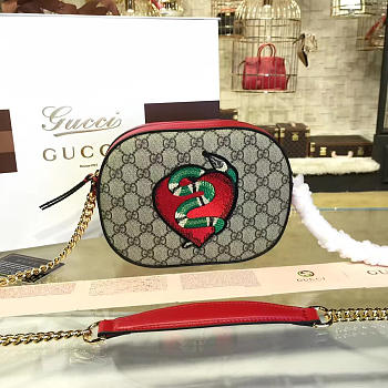 Fancybags Gucci GG Supreme mini chain bag 2217