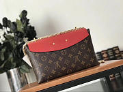 Fancybags Louis vuitton original monogram saint placide M43713 red - 3