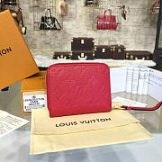 Fancybags Louis vuitton monogram empreinte zippy coin purse M60740 red - 1