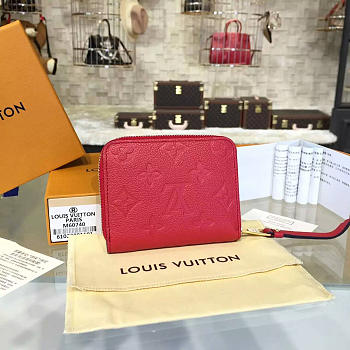 Fancybags Louis vuitton monogram empreinte zippy coin purse M60740 red