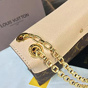 Fancybags Louis vuitton original monogram canvas pallas chain bag M50069 nude - 6