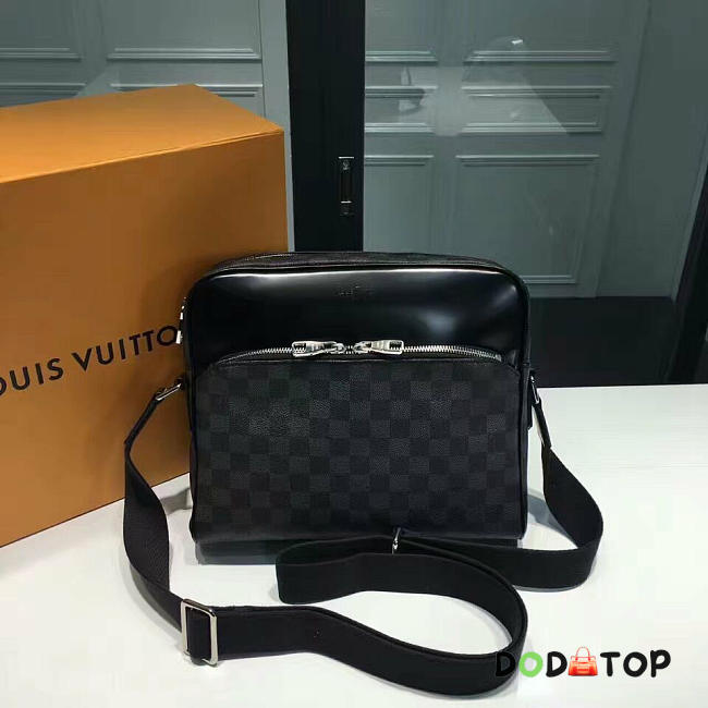 Fancybags Louis vuitton original damier graphite dayton reporter pm n41408 - 1