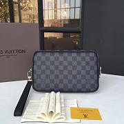 Fancybags Louis vuitton damier ebene kasai clutch  black - 6