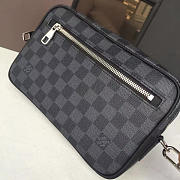 Fancybags Louis vuitton damier ebene kasai clutch  black - 5