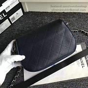 Fancybags Chanel Grained Calfskin Shoulder Bag Blue A92949 VS09430 - 6