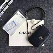 Fancybags Chanel Grained Calfskin Shoulder Bag Blue A92949 VS09430 - 2
