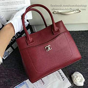 Fancybags Chanel Grained Calfskin Large Shopping Bag Burgundy A69929 VS00151 - 4