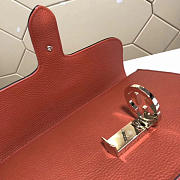 Fancybags Gucci GG Flap Shoulder Bag On Chain Orange 510303 - 5